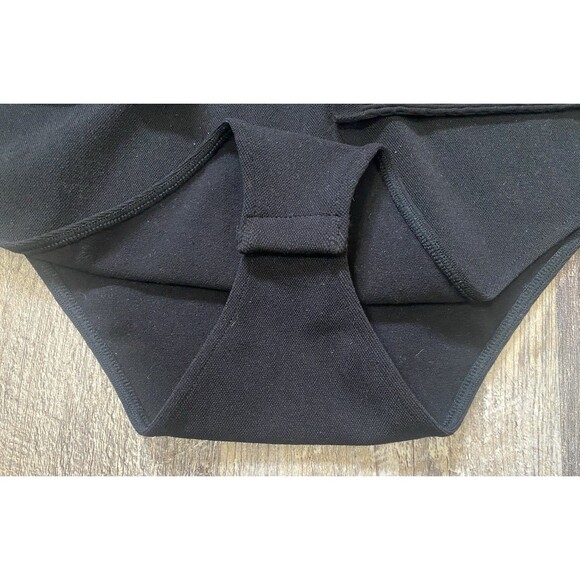 Fendi Black Mesh Mock Neck Logo Bodysuit Women’s Medium Tech Knit Italy FF - Picture 6 of 16